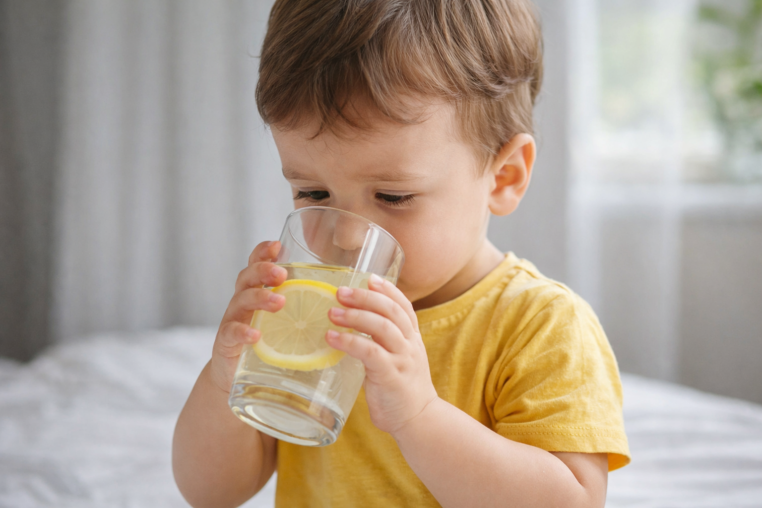 can toddlers have lemon water