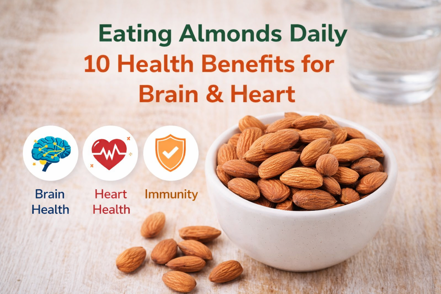 Eating almonds daily benefits