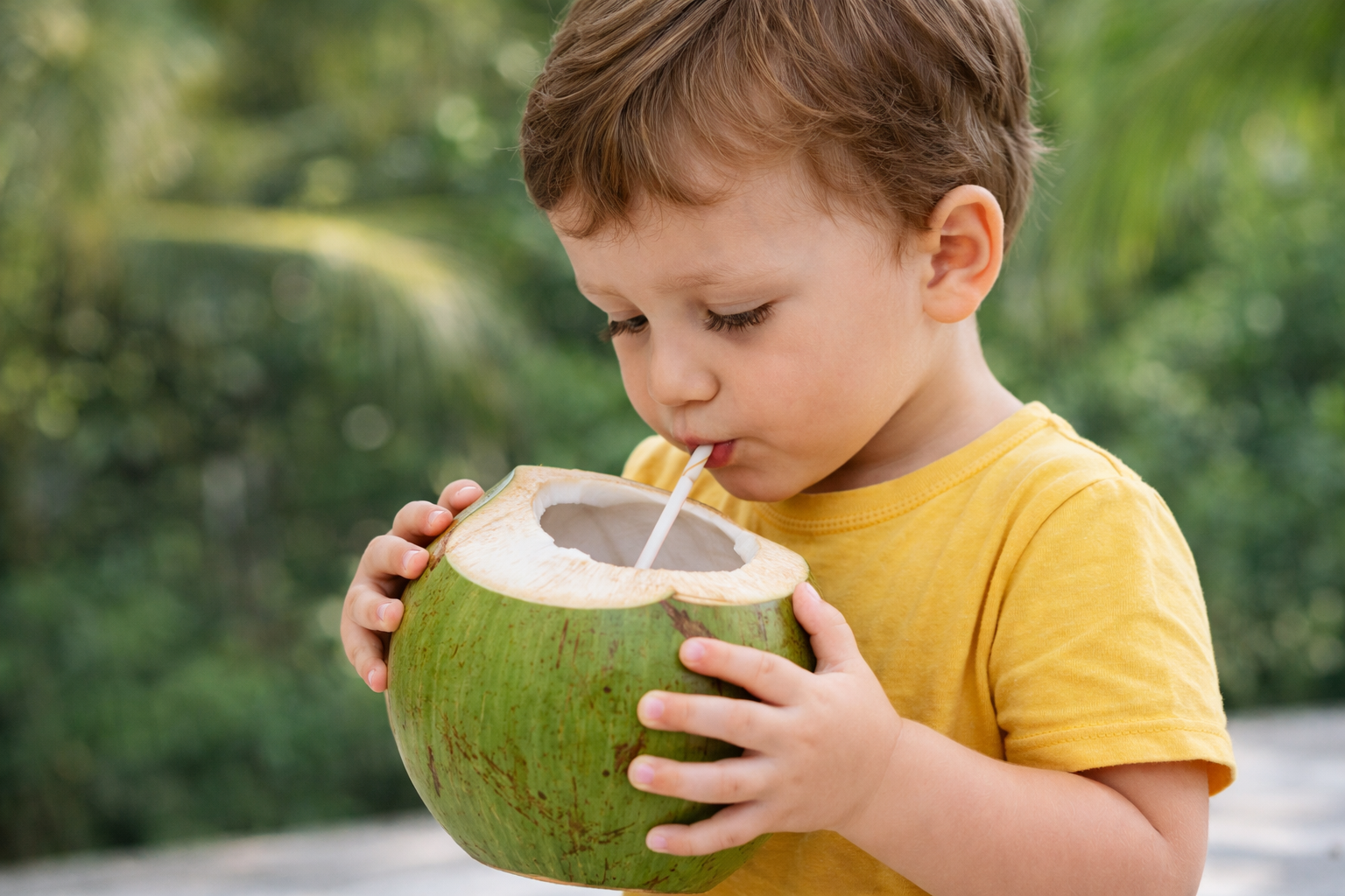can kids drink coconut water daily