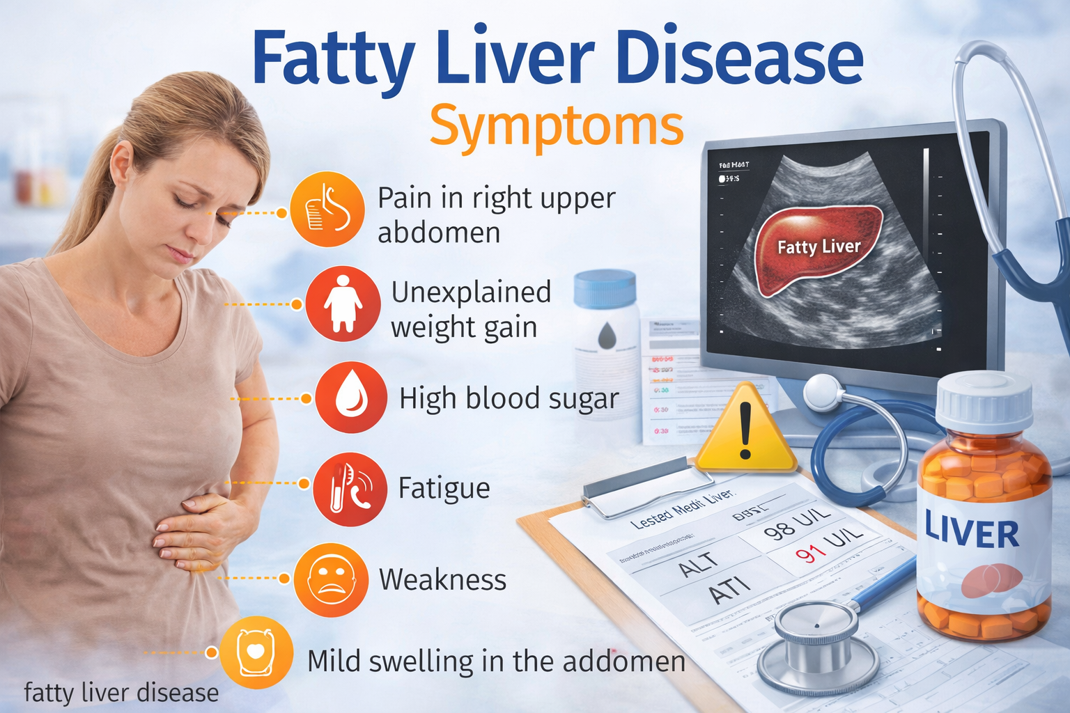 fatty liver disease symptoms