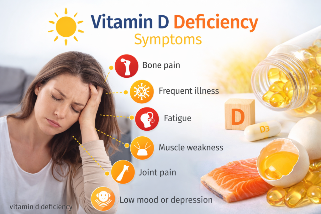vitamin d deficiency symptoms